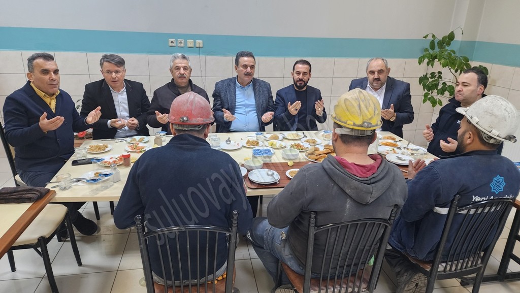 MİLLETVEKİLİMİZ HALUK İPEK, MADENCİLERLE İFTAR’DA BULUŞTU