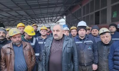 MADEN İŞÇİLERİNİN MAAŞLARI YATTI, EYLEM SONA ERDİ