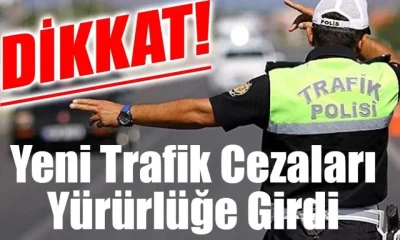SULUOVALI SÜRÜCÜLER DİKKAT: YENİ TRAFİK CEZALARI YÜRÜRLÜĞE GİRDİ !