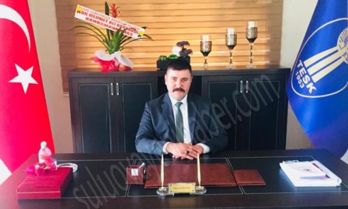 SULUOVA ESNAF ODASINDA 3’ÜNCÜ KEZ ÖMER KARSAVUL DÖNEMİ BAŞLADI