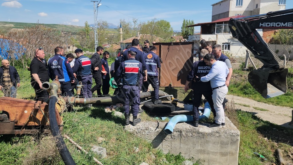 SULUOVA’DA SU KANALINA DÜŞEN KADININ CESEDİNE ULAŞILDI.