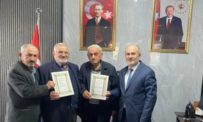 DİYANET, SULUOVA TDV MÜTEVELLİ HEYETİ ÜYELERİNE TEŞEKKÜR BELGESİ VERDİ