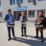 SULUOVA’DAKİ OKULLARDA GÜVENLİK PERSONELLERİ GÖREVE BAŞLADI
