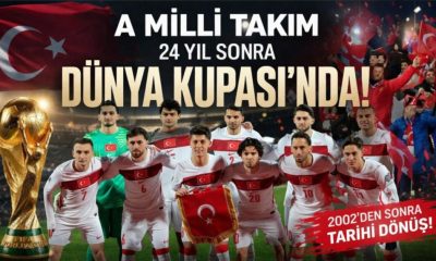 MİLLİ TAKIMIMIZ 24 YIL SONRA DÜNYA KUPASINDA !!!