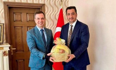 ODA BAŞKANI ADNAN SÖZEN VE YÖNETİMİ, KAYMAKAMIMIZ ŞAFAK GÜRÇAM’I ZİYARET ETTİ