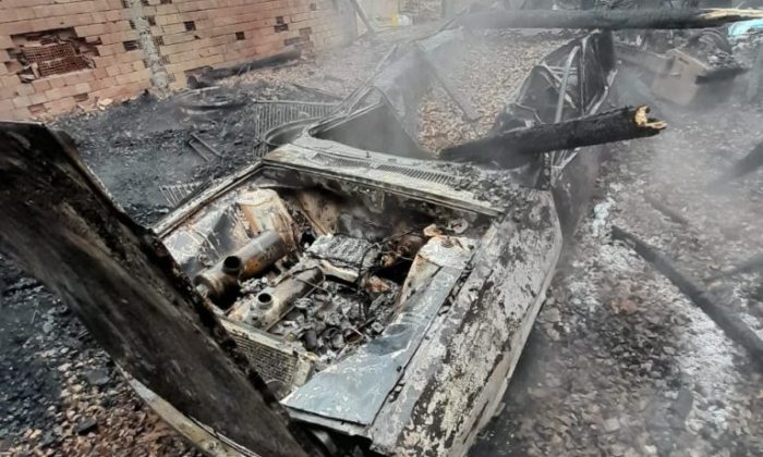 SULUOVA DEVECİ KÖYÜ’NDE YANGIN