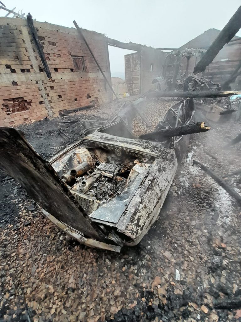 SULUOVA DEVECİ KÖYÜ’NDE YANGIN