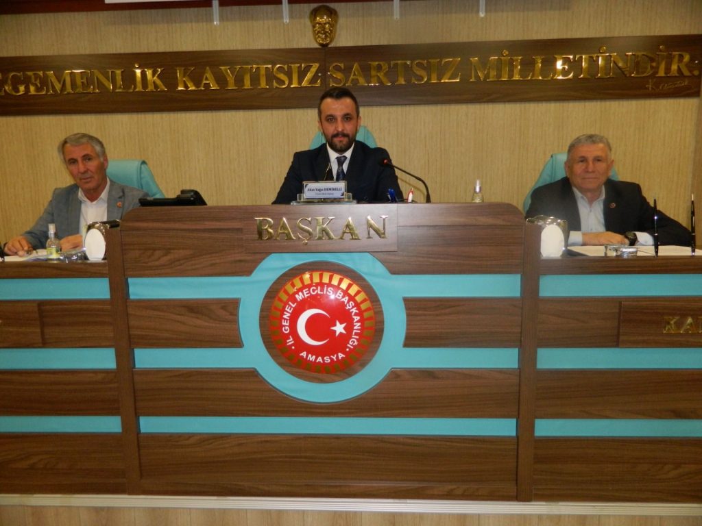 AMASYA İL GENEL MECLİSİNDE YENİ DÖNEM, KOMİSYONLAR BELLİ OLDU