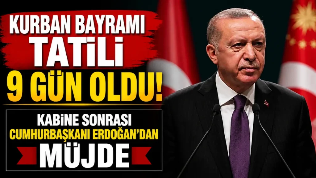 2026 YILI KURBAN BAYRAMI 9 GÜN OLDU !