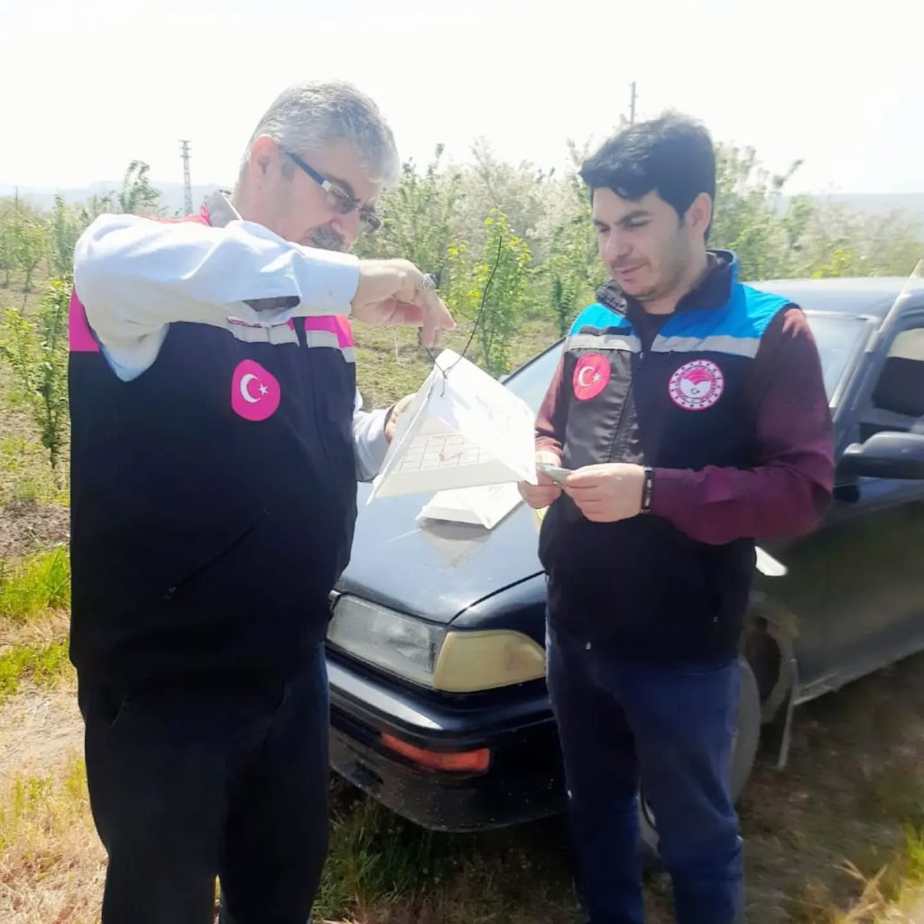 SULUOVA’DA AKDENİZ MEYVE SİNEĞİ TUZAK ASIMI YAPILDI